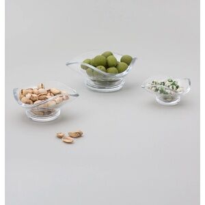SIN Set Of 3 Urch Glass Decorative Bowls